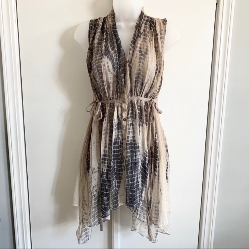 All Saints Porisan Kaftan 100% Silk